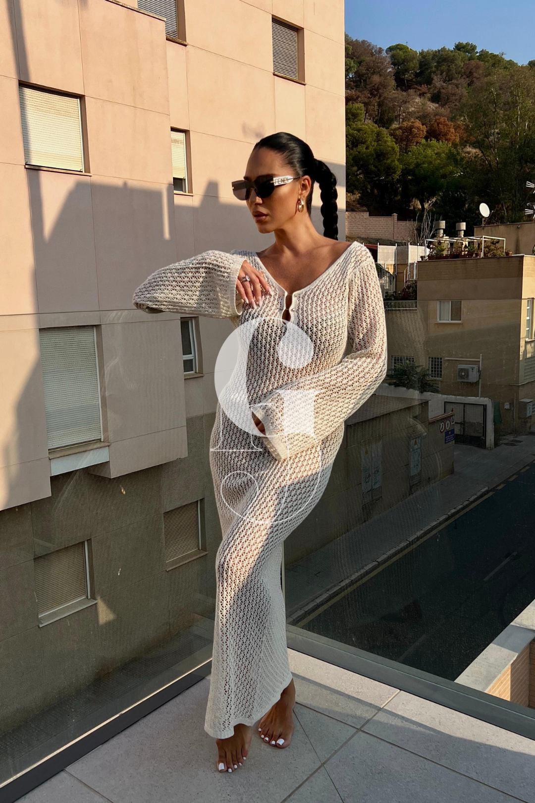 NICE -Crocheted beach dress