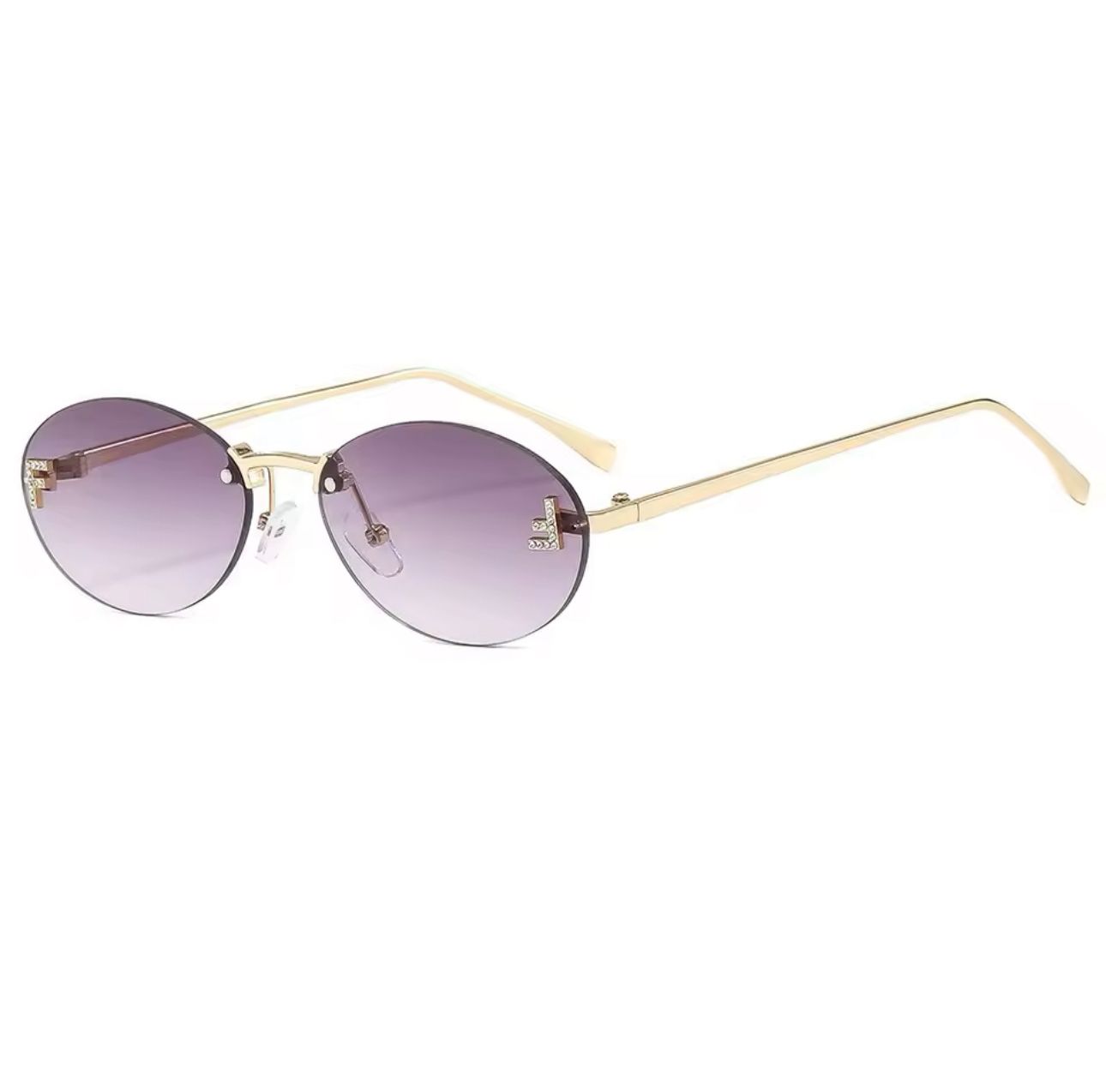 EGLE - Sunglasses with golden frames and colored lenses