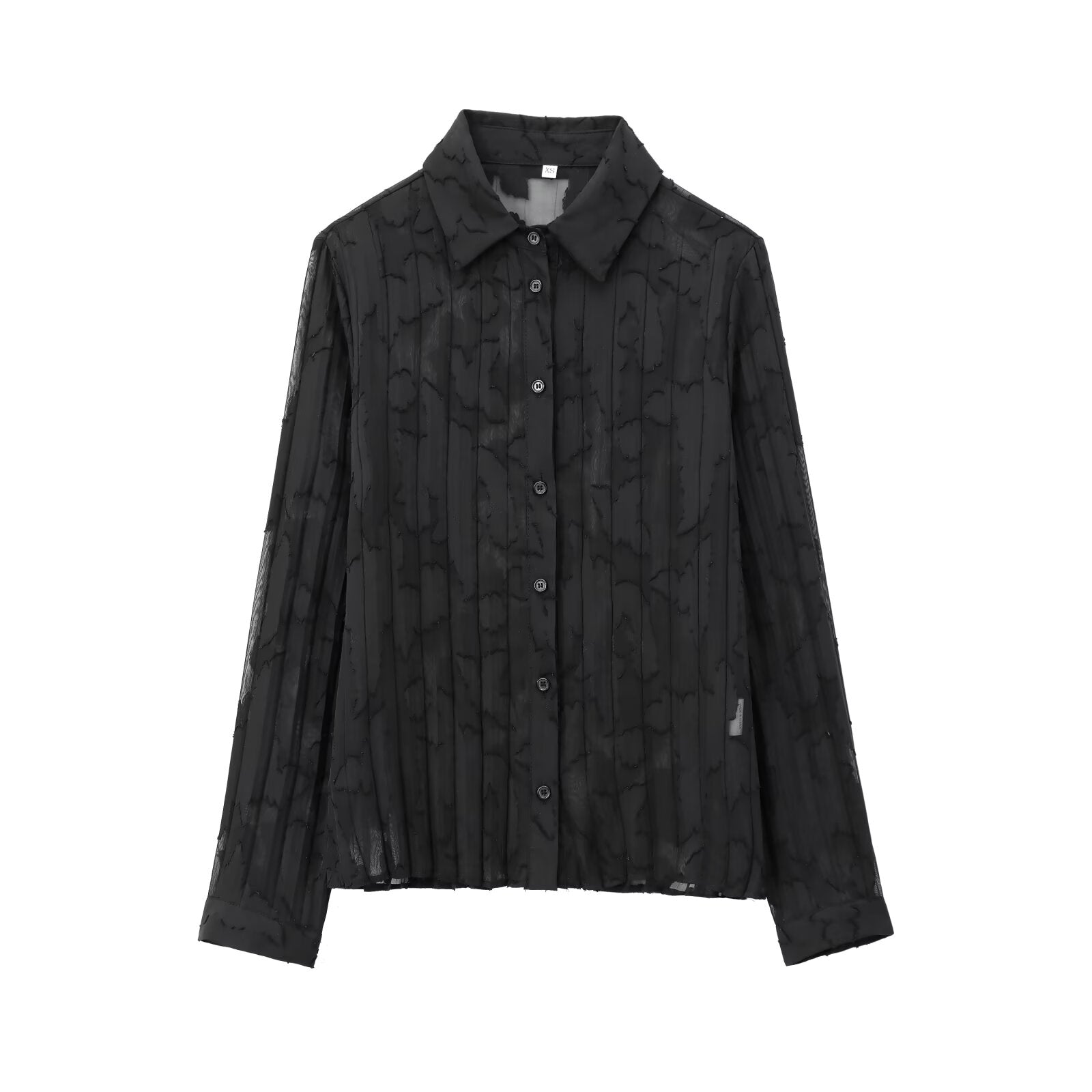 FAY – Zweiteiliges Set mit durchscheinendem Faltenhemd und Rock