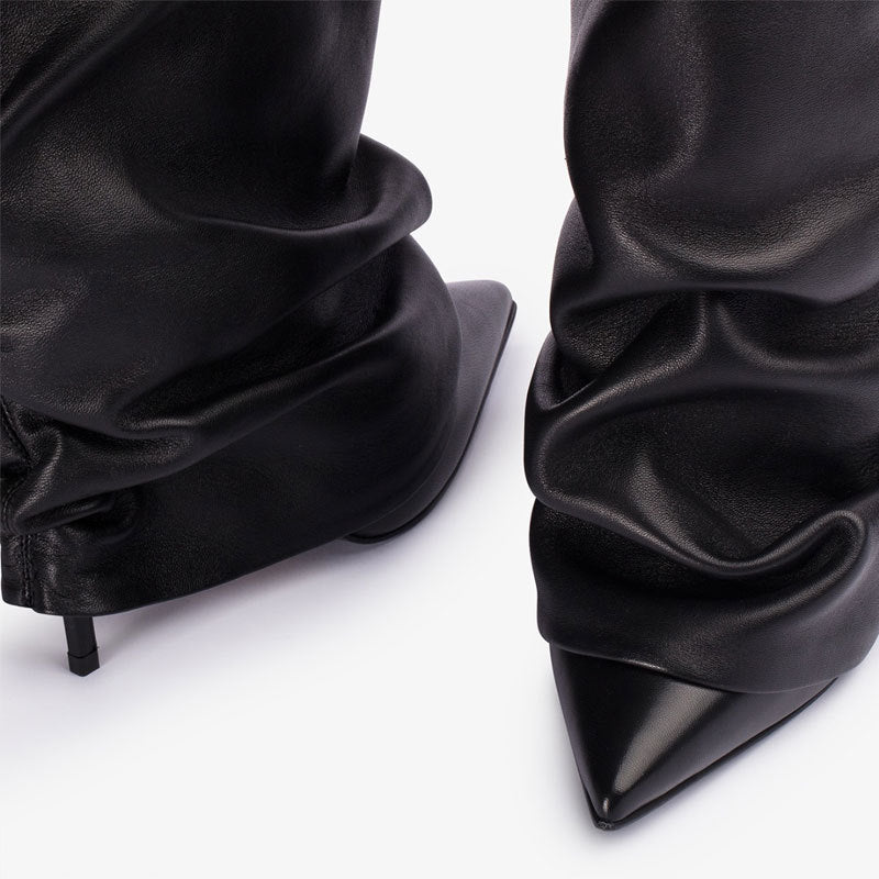 SERENA - Kniehohe Stiletto-Stiefel