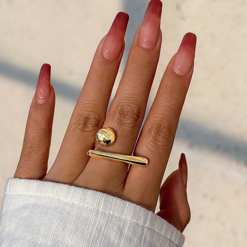 KALI – Unisex-Ring mit geometrischem Design und Statement-Attitüde