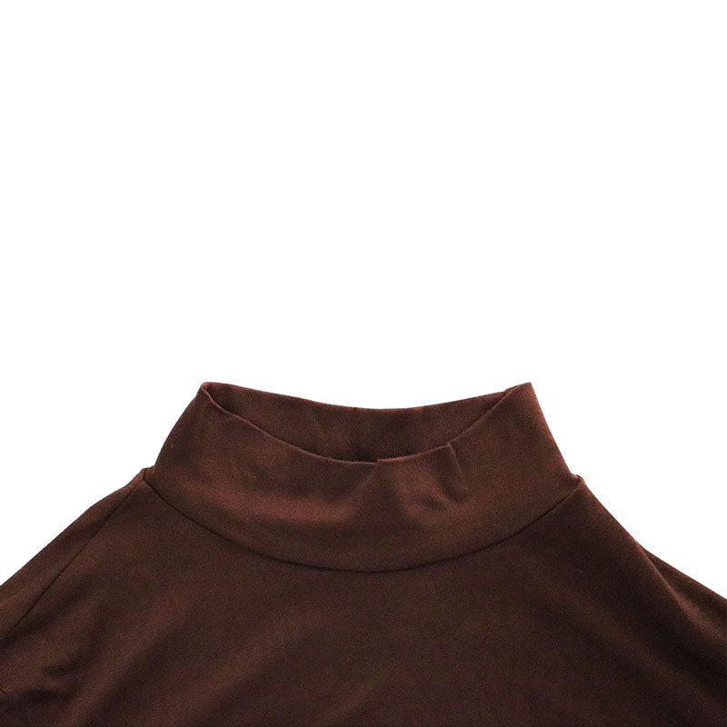 MARCELLA – Figurbetontes Langarmkleid mit asymmetrischem Drapée