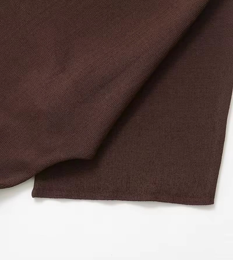 NERINA - Midikleid mit geformten Strick und Plisserock