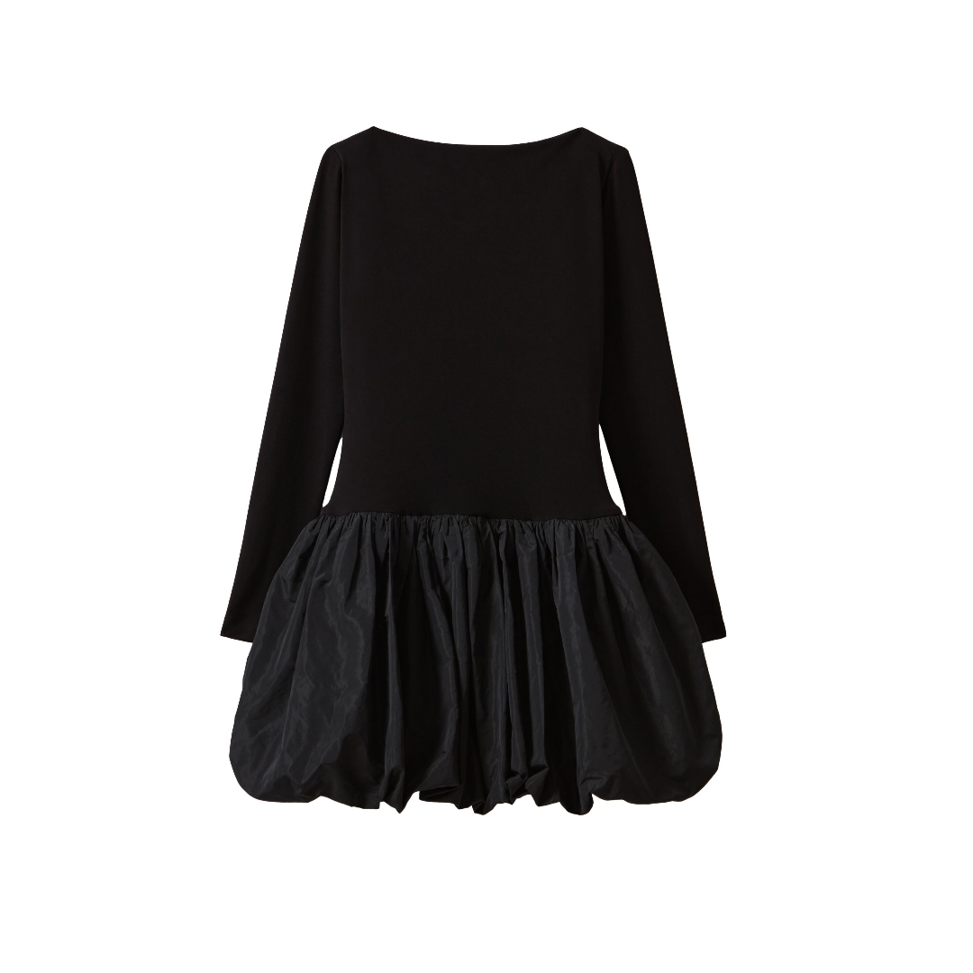 RIA - Langarmkleid mit Ballonrock