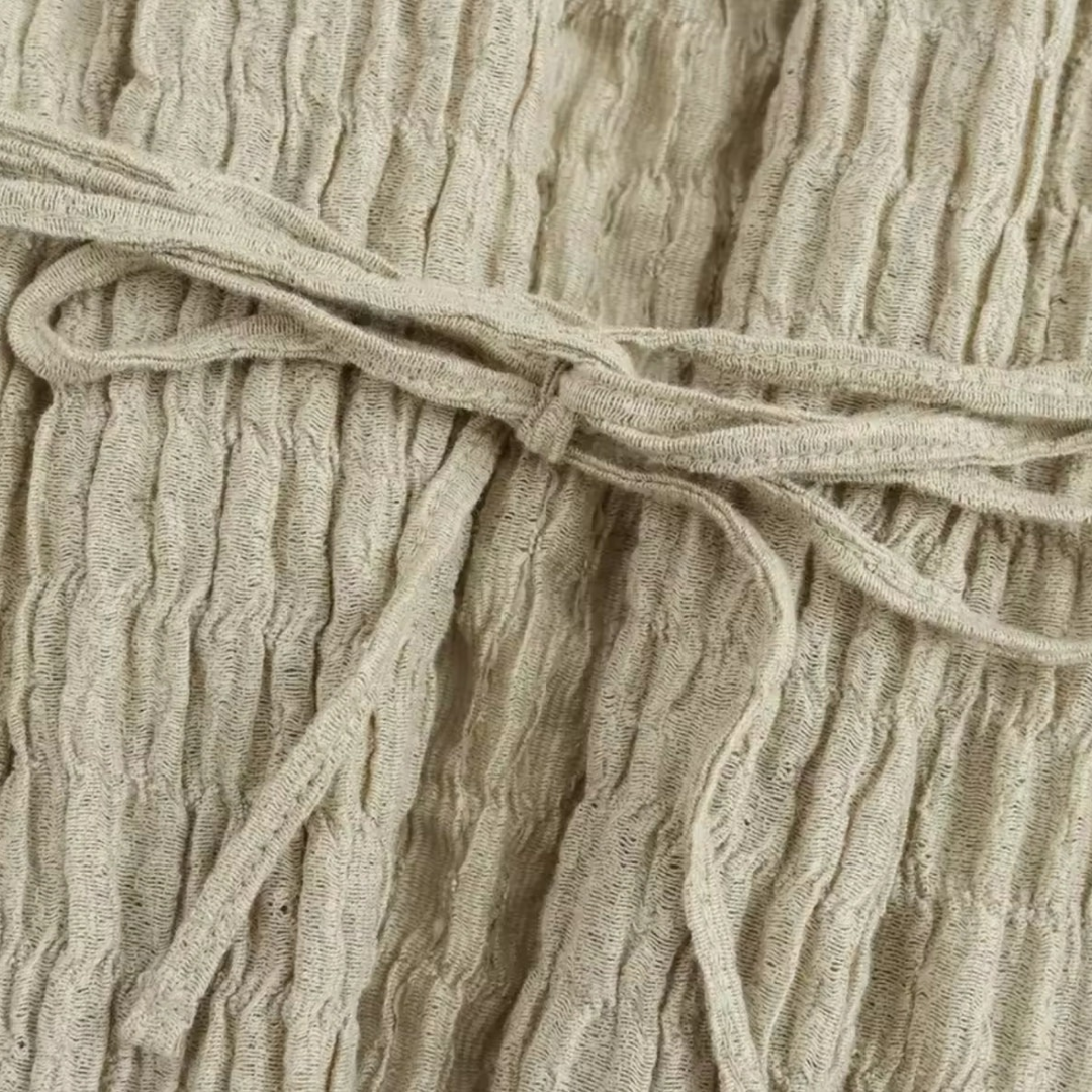 AURORA - Zweiteiler, Jacke mit Bindegürtel & Schlupfhose