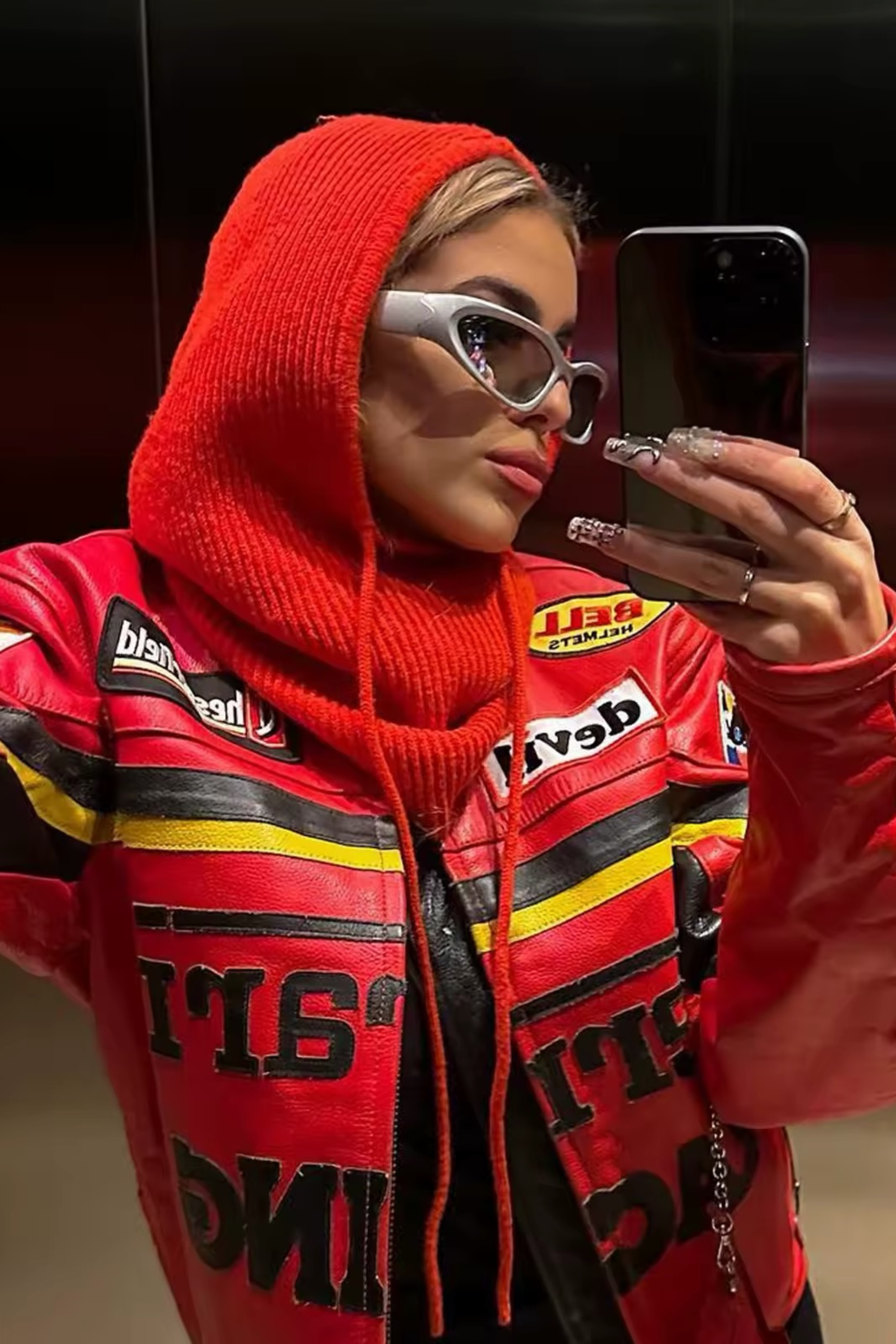 SORRA – 2-in-1 Strick-Kapuze für Kopf und Hals