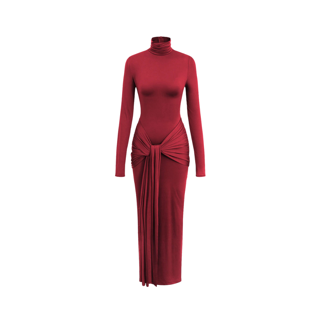 HELLIE - Bodycon Kleid mit Bindedetails