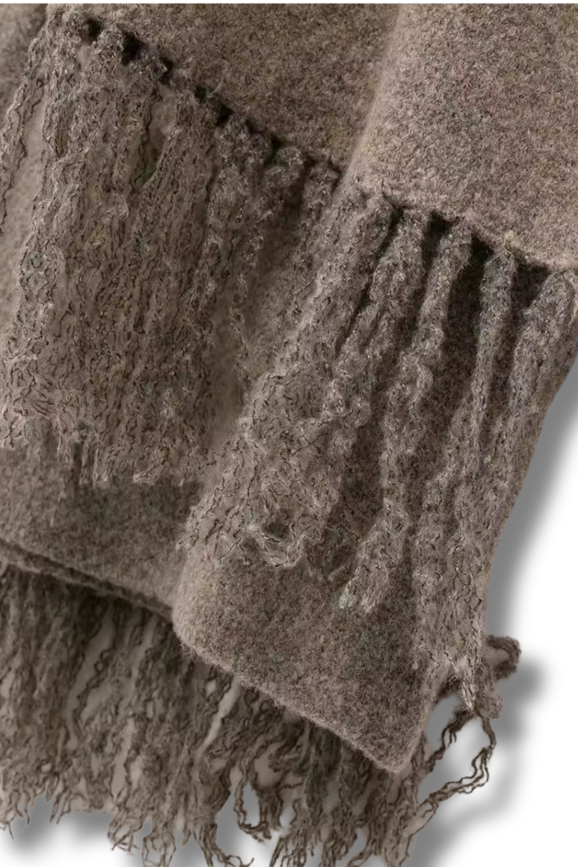 LOU - 2in1 oversized cardigan with scarf