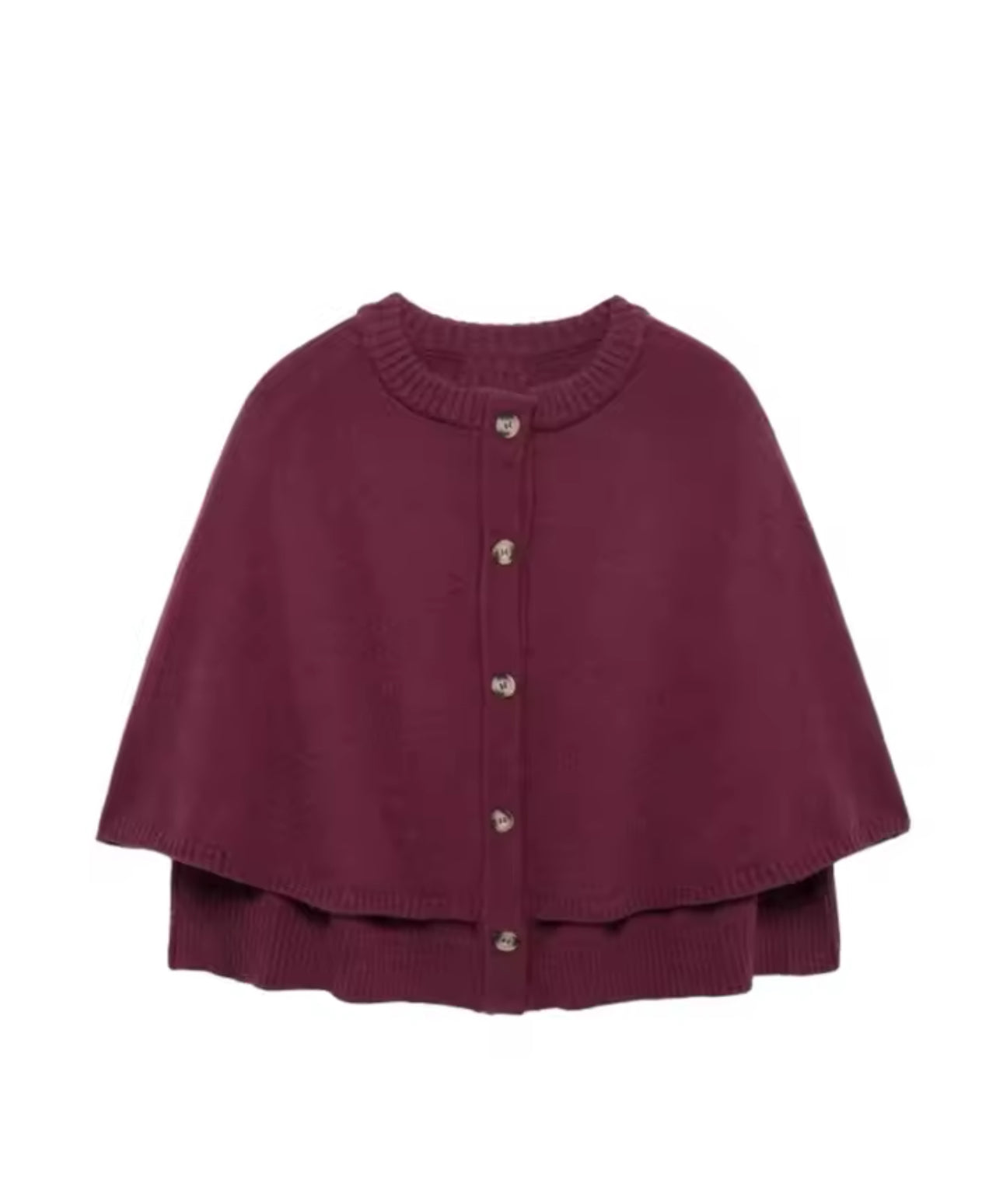 DALIYA - Strickjacke im Cape Stil