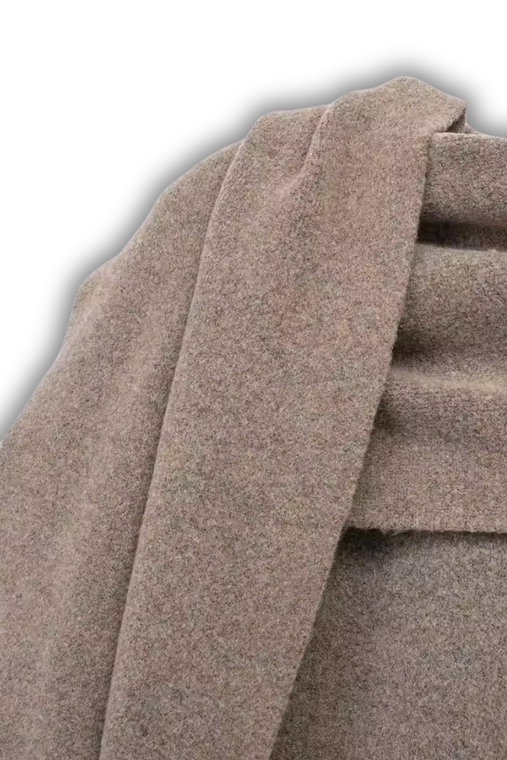 LOU - 2in1 oversized cardigan with scarf