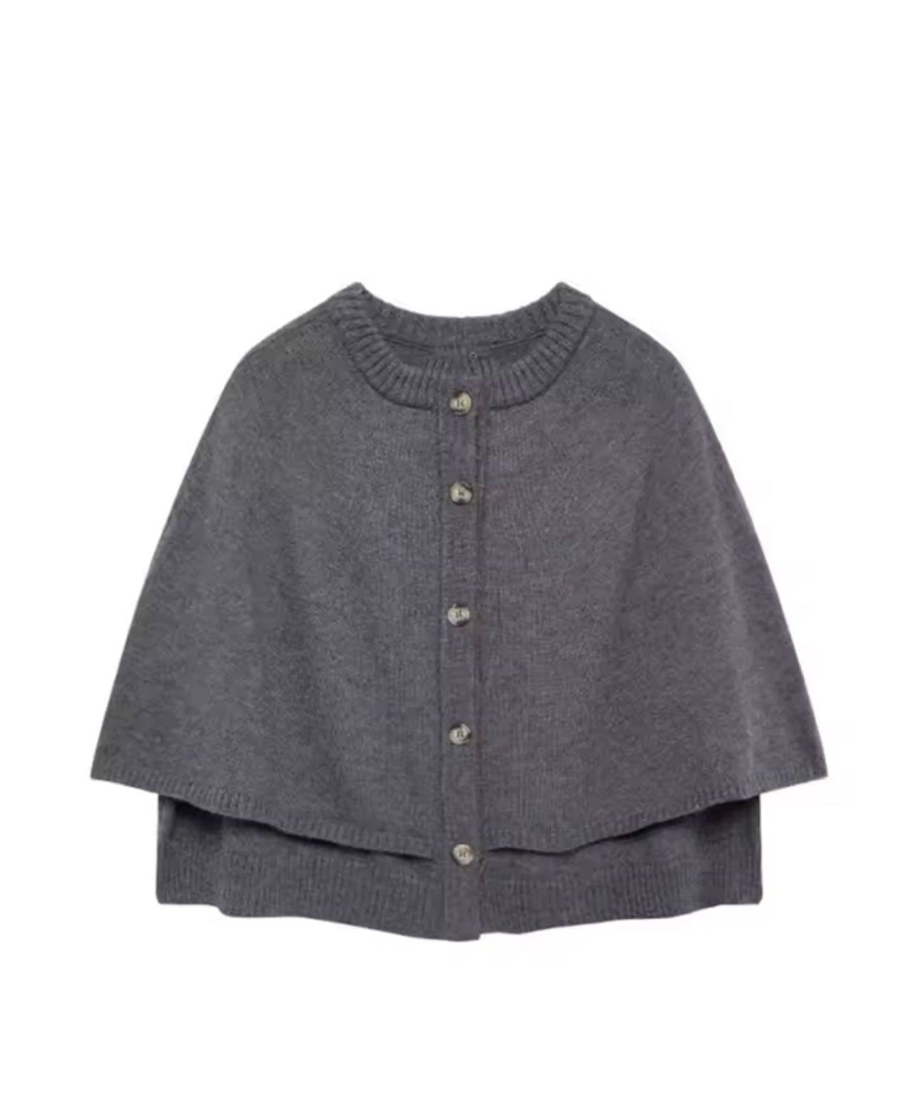 DALIYA - Strickjacke im Cape Stil