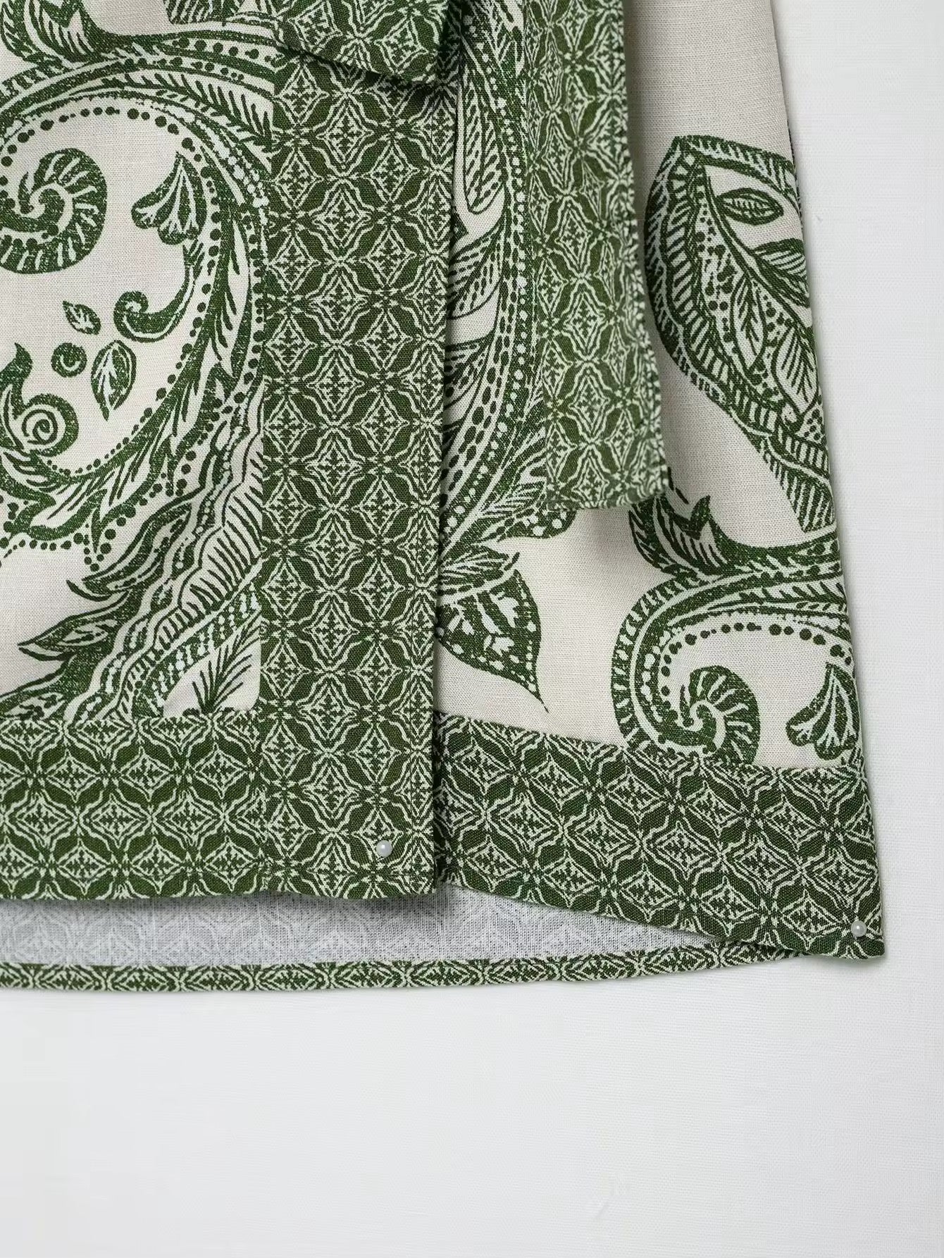 VIRGINIA – Zweiteiliges Set aus Hemd & Wickelrock