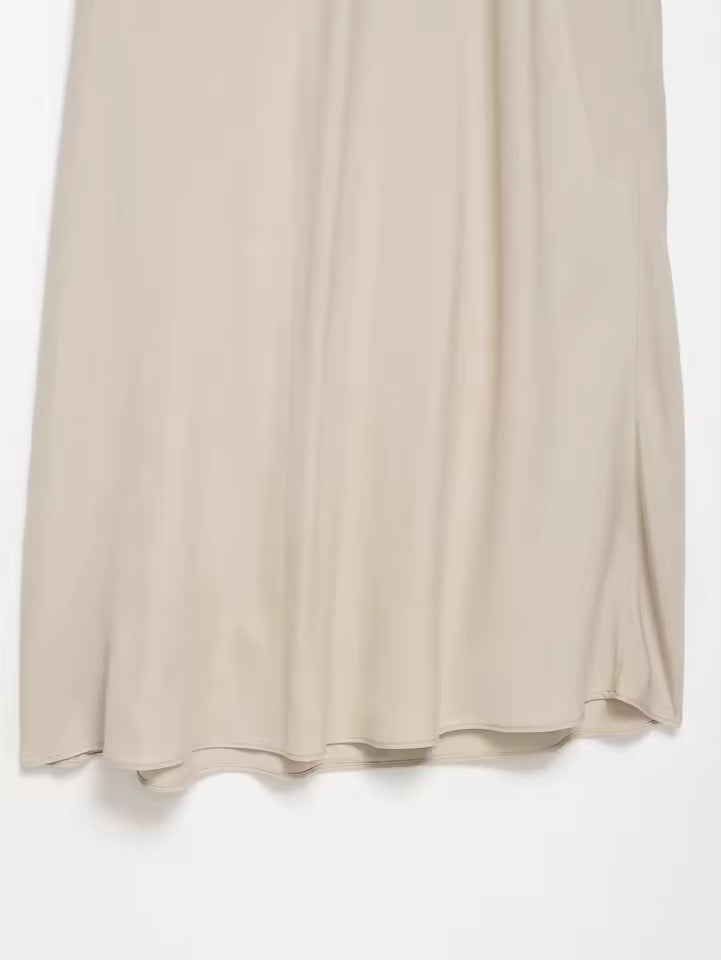 TILDA – Elegantes Patchwork-Midikleid in Asymmetrie