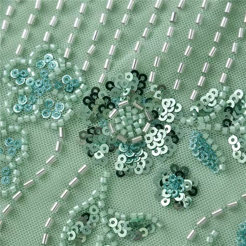 AMÉLIE – Glitzerndes Neckholder-Tanktop mit Pailletten