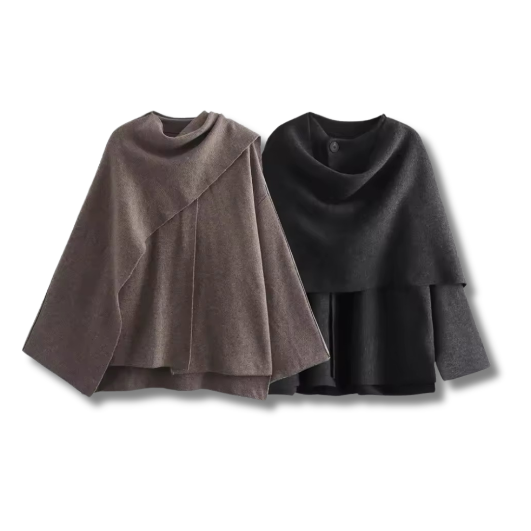 SHARY – Kurz geschnittene Wickeljacke