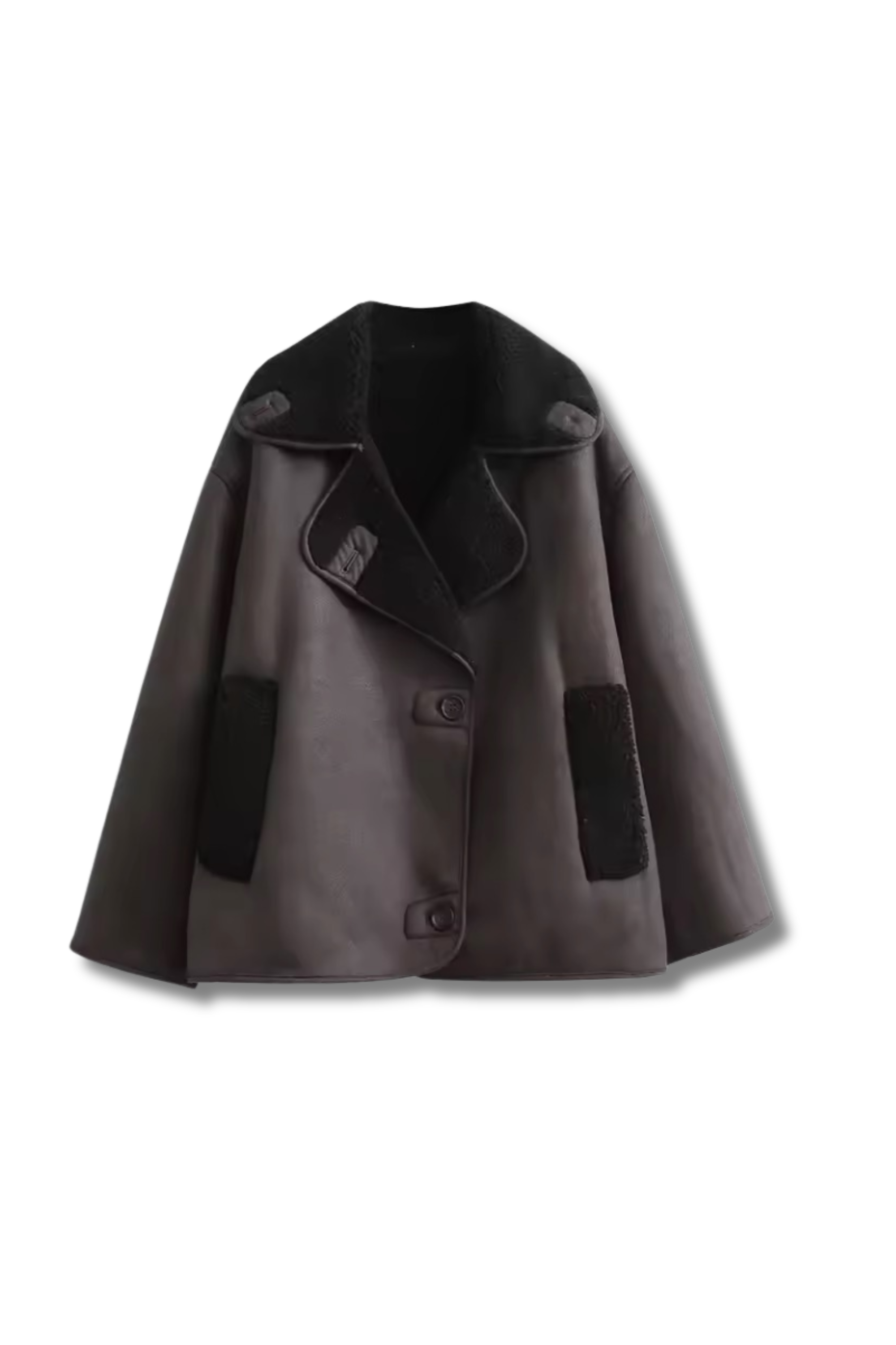 MICHELA - Gefütterte Kunstlederjacke