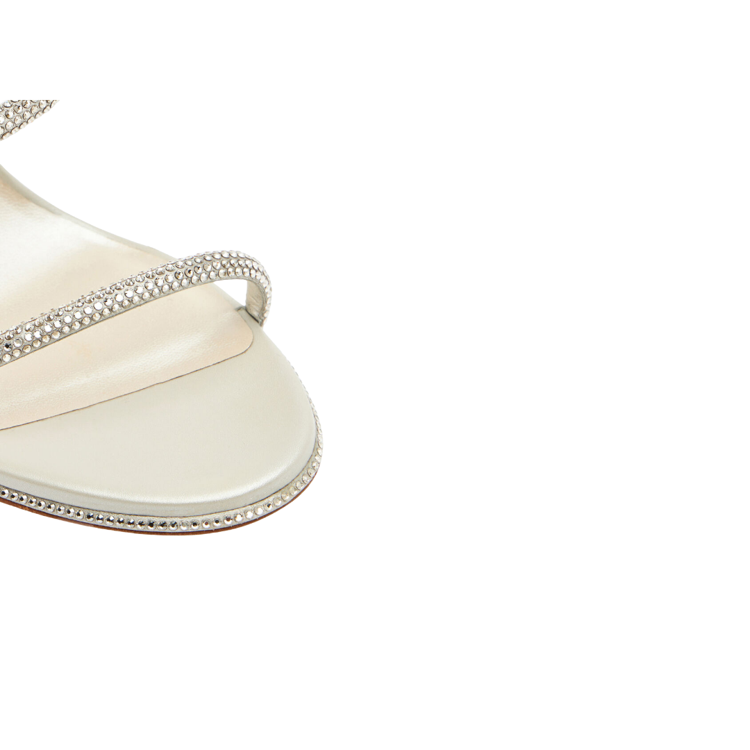 SNAKE HEEL - High Heel Sandale mit Schlangenriemen