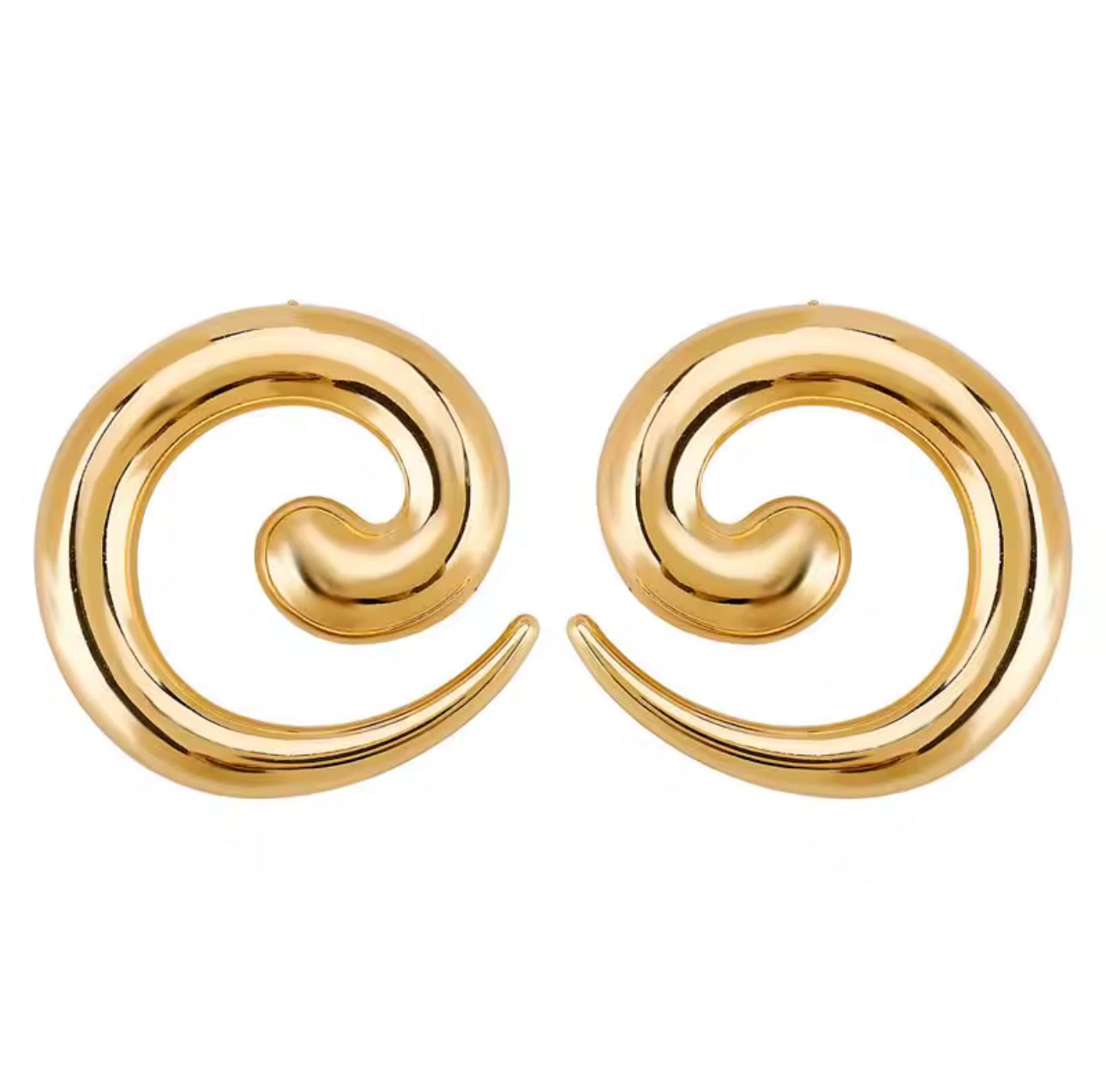 ELODIE – Kreisförmige Statement-Ohrringe in Gold- & Silberoptik