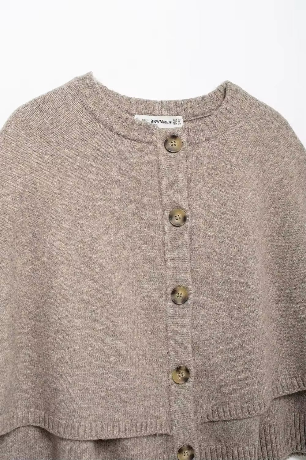 DALIYA - Strickjacke im Cape Stil