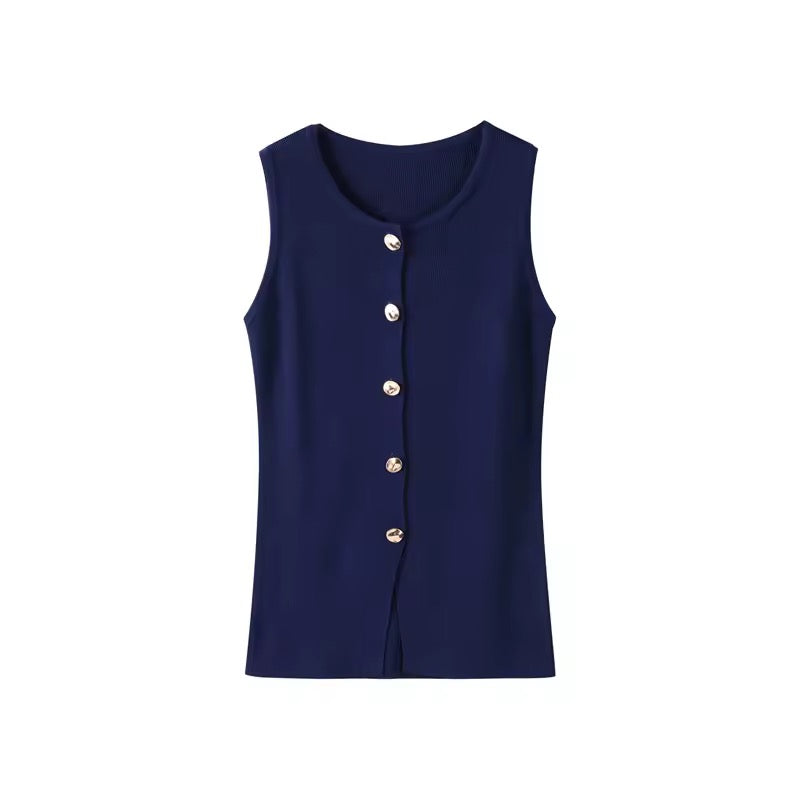 FAYE – Strick-Zweiteiler aus Weste & Rock