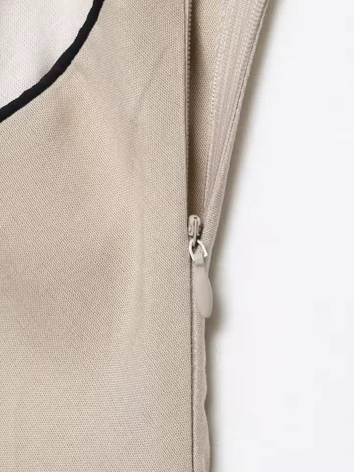 TILDA – Elegantes Patchwork-Midikleid in Asymmetrie