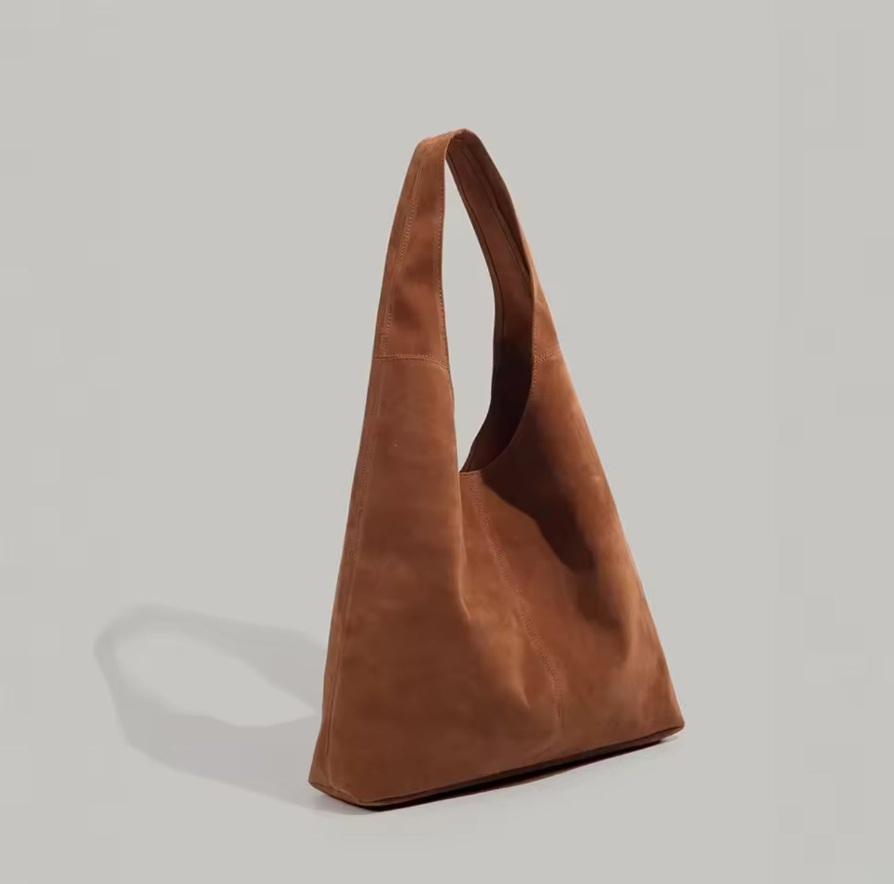 JUNO – Retro-Shopper aus Wildleder-Optik