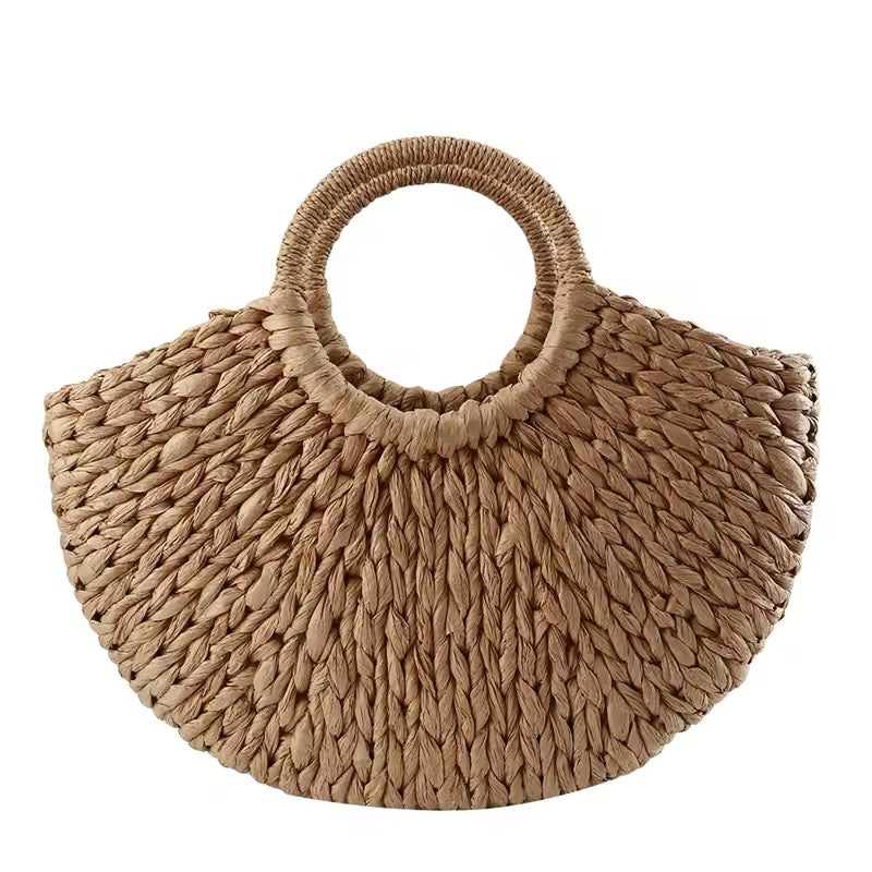 HANNAH – Gewebte Rattan-Handtasche
