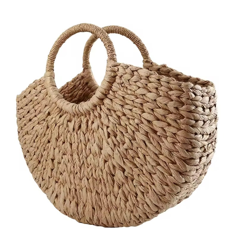 HANNAH – Gewebte Rattan-Handtasche