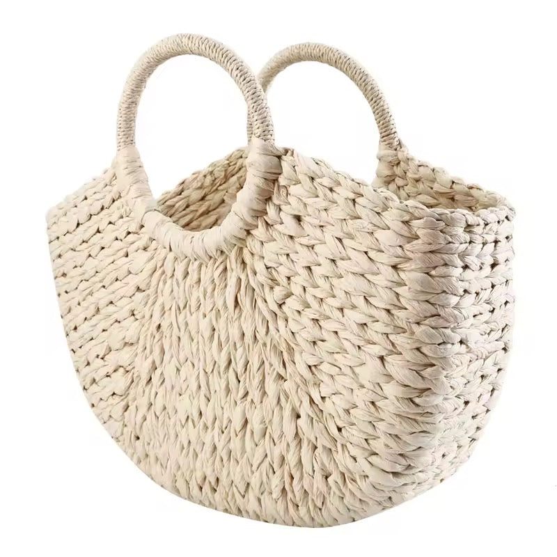 HANNAH – Gewebte Rattan-Handtasche