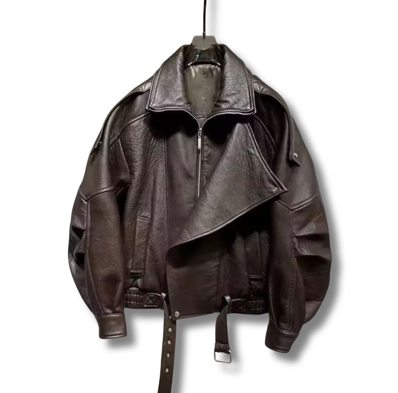 NIKITA - Oversize-Fit Lederjacke