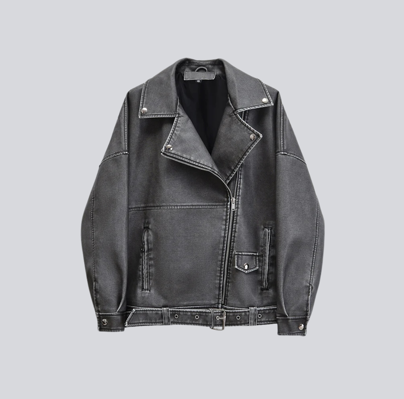 LIORA - Vintage-Jacke aus Kunstleder