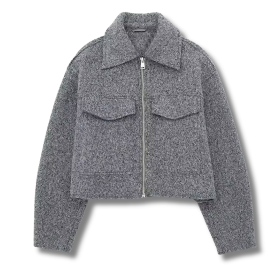 TIBI – Sportilich / Elegante College Jacke mit Kragen