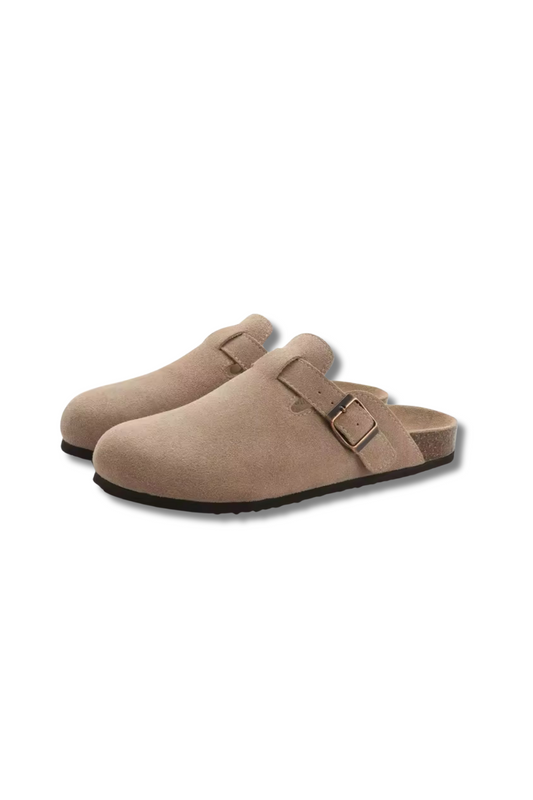 SHEVAL – Cork Vegan Suede Clogs UNISEX Size. 36-46