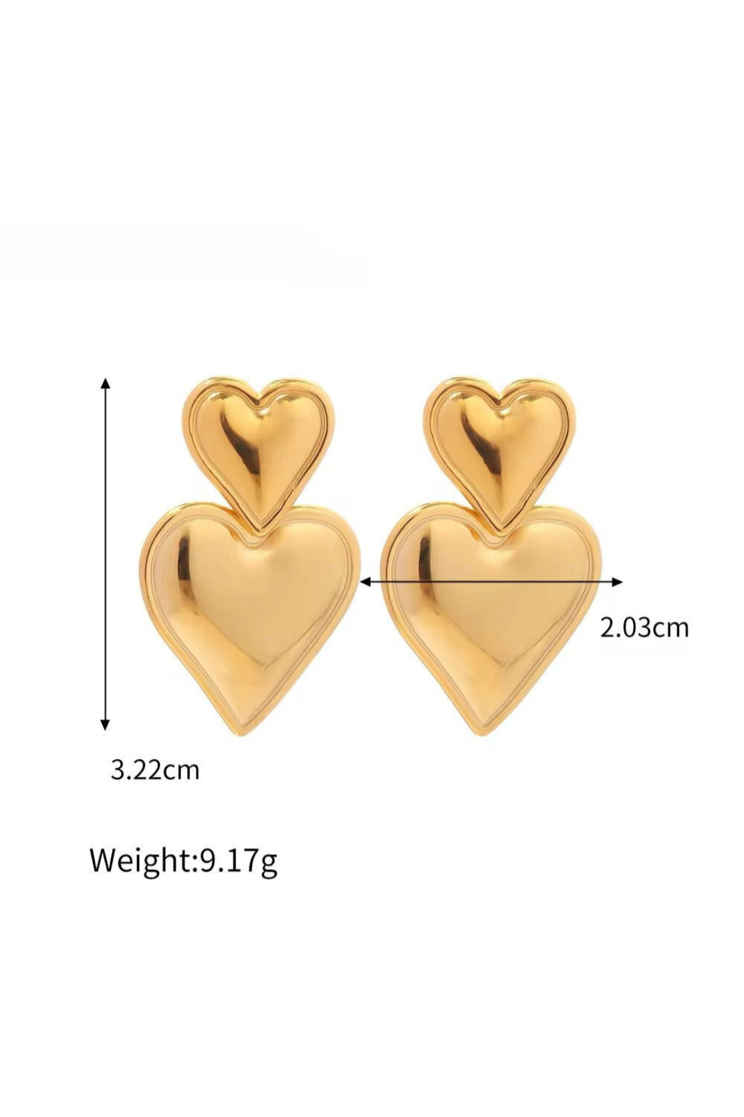 HEART COLLECTION– Zeitlose Eleganz Edelstahl in 18 Karat Vergoldung