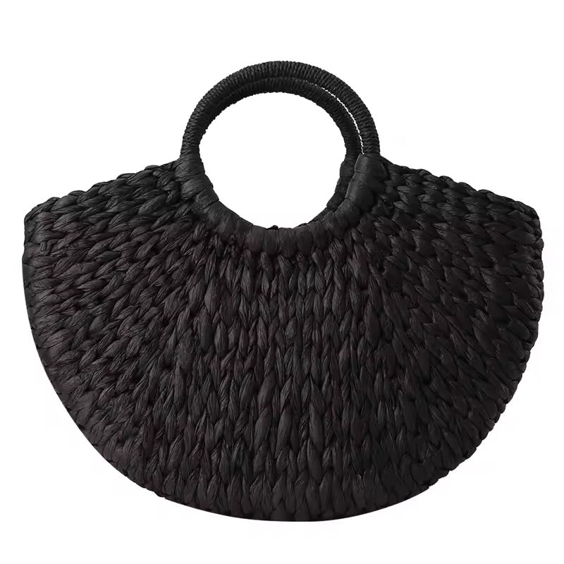 HANNAH – Gewebte Rattan-Handtasche