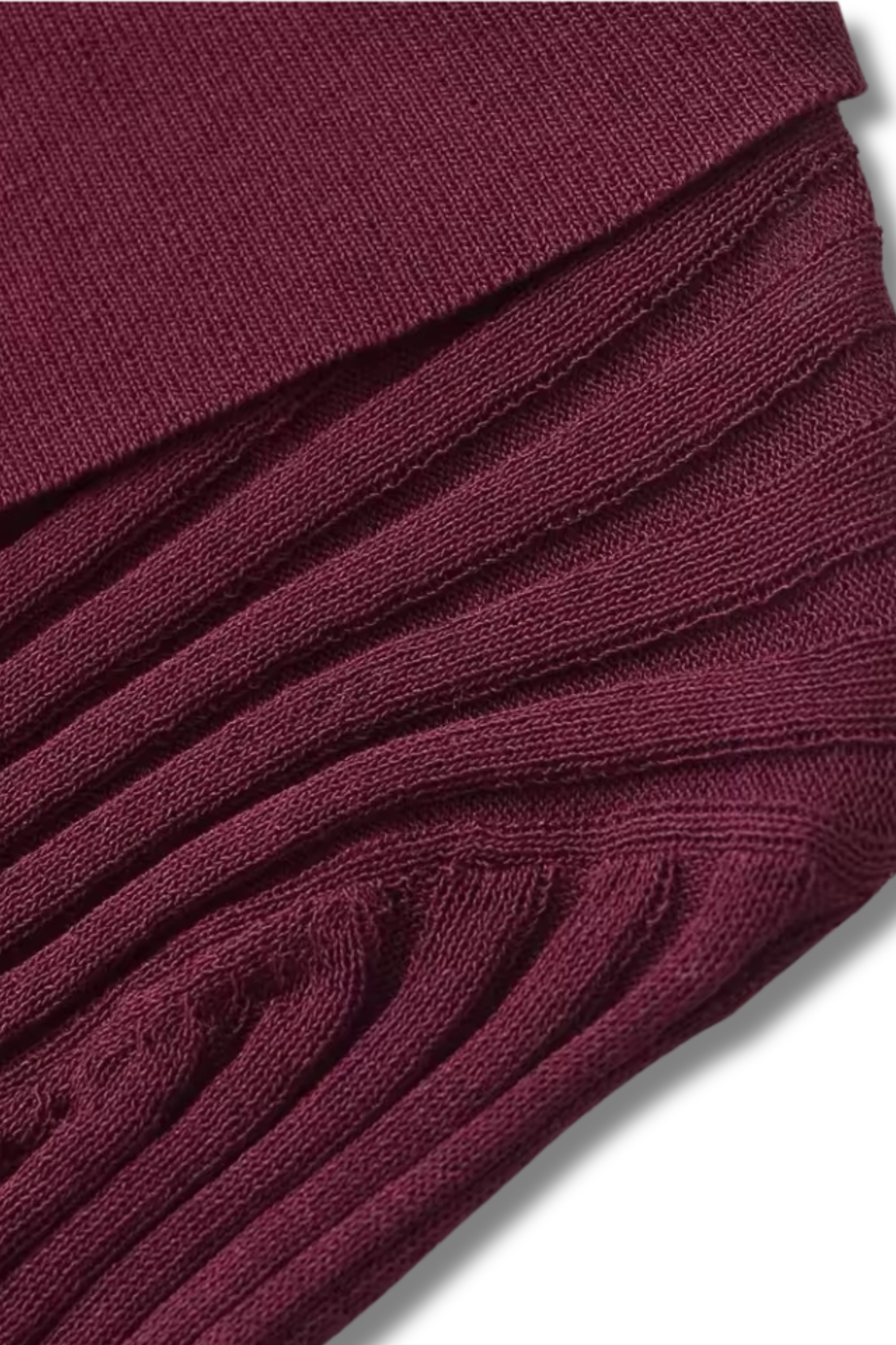 JANINE - gerippter Strickpullover mit Polo-Kragen