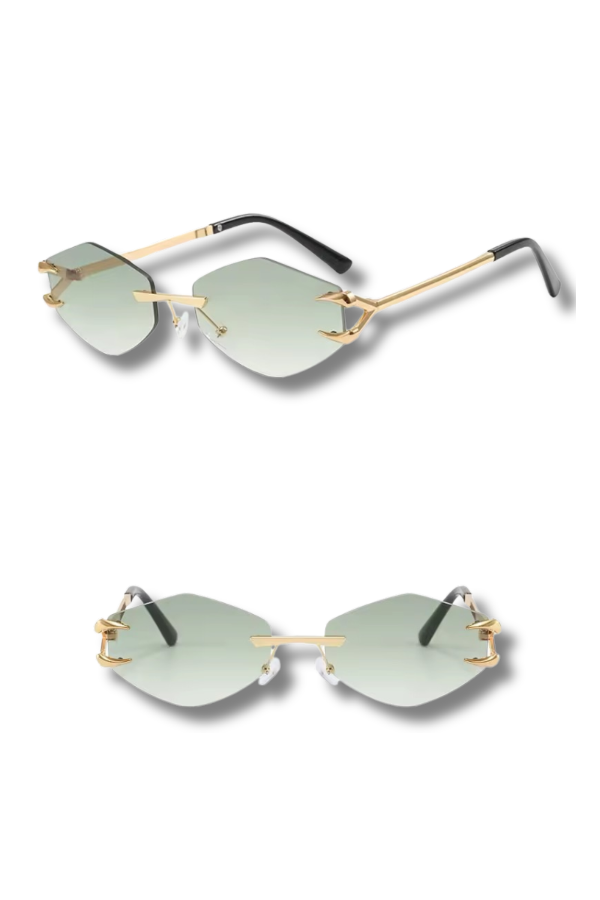 QUEEN - Sonnenbrille mit randlosen Rahmen