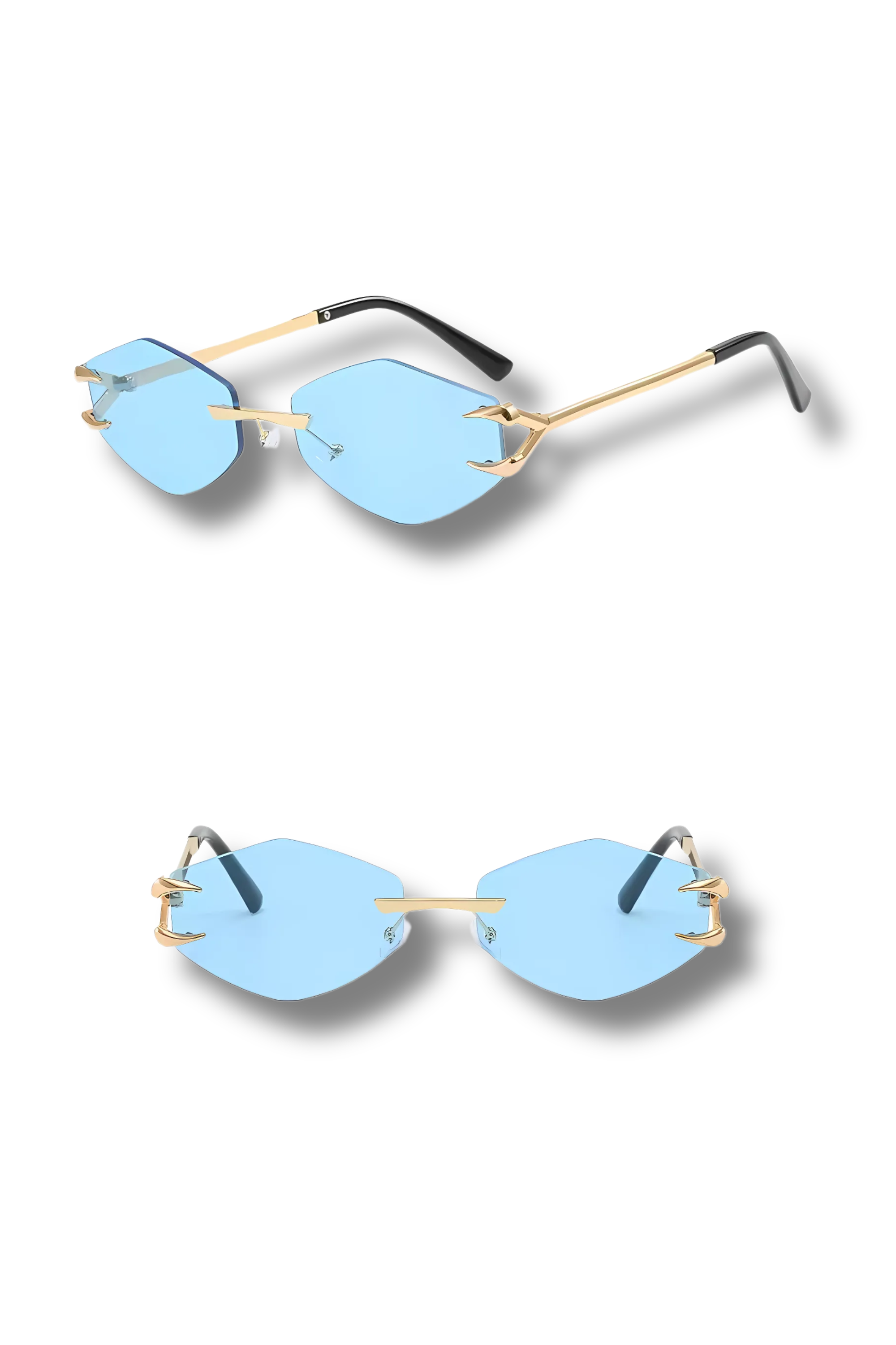 QUEEN - Sonnenbrille mit randlosen Rahmen