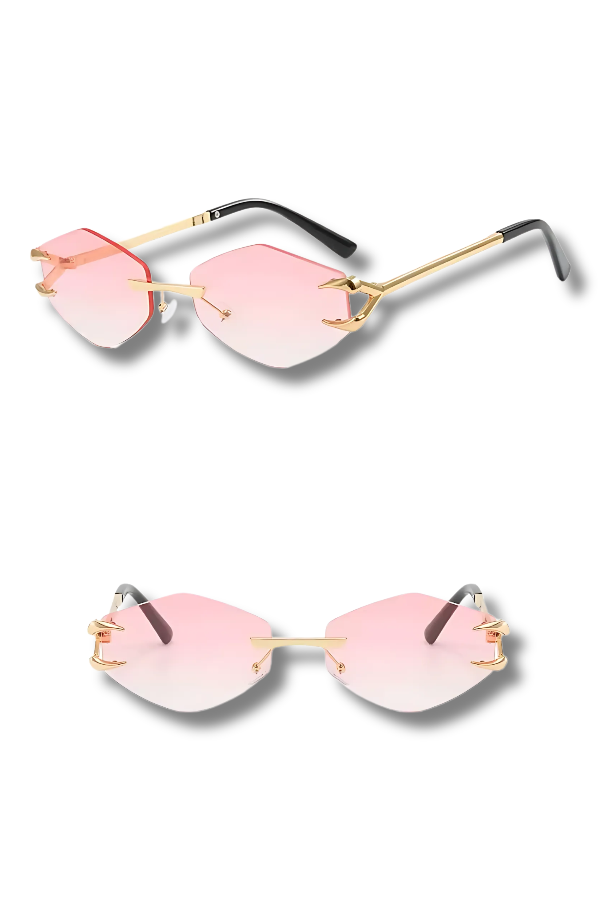 QUEEN - Sonnenbrille mit randlosen Rahmen