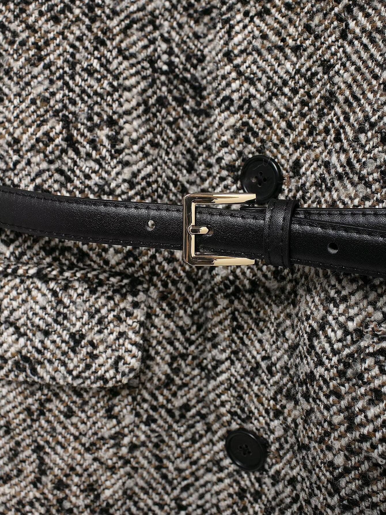 LUX – Statement-Blazer mit Taillengürtel