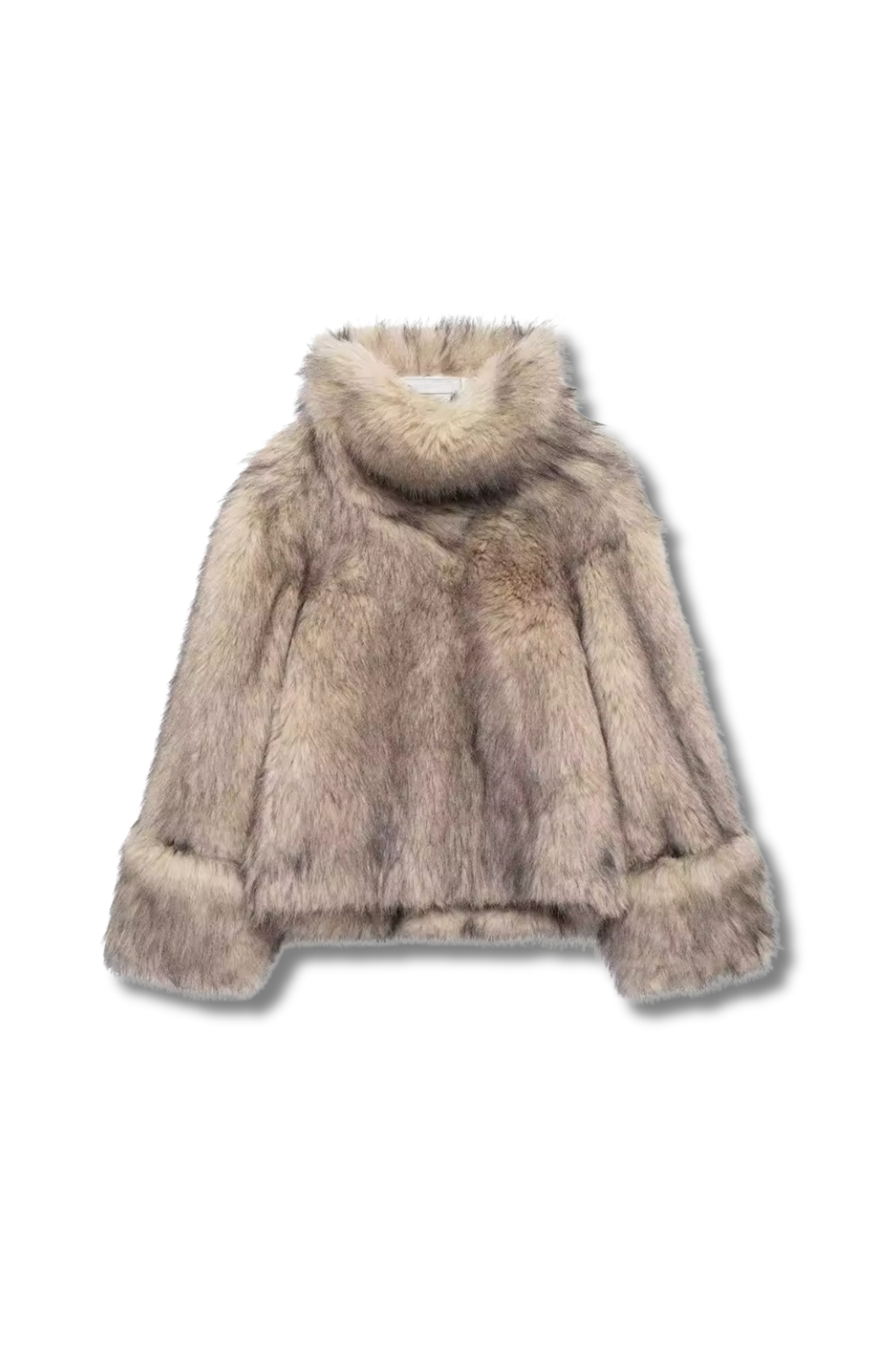 FABIENNE – Sweatshirt in Kunstfell-Optik