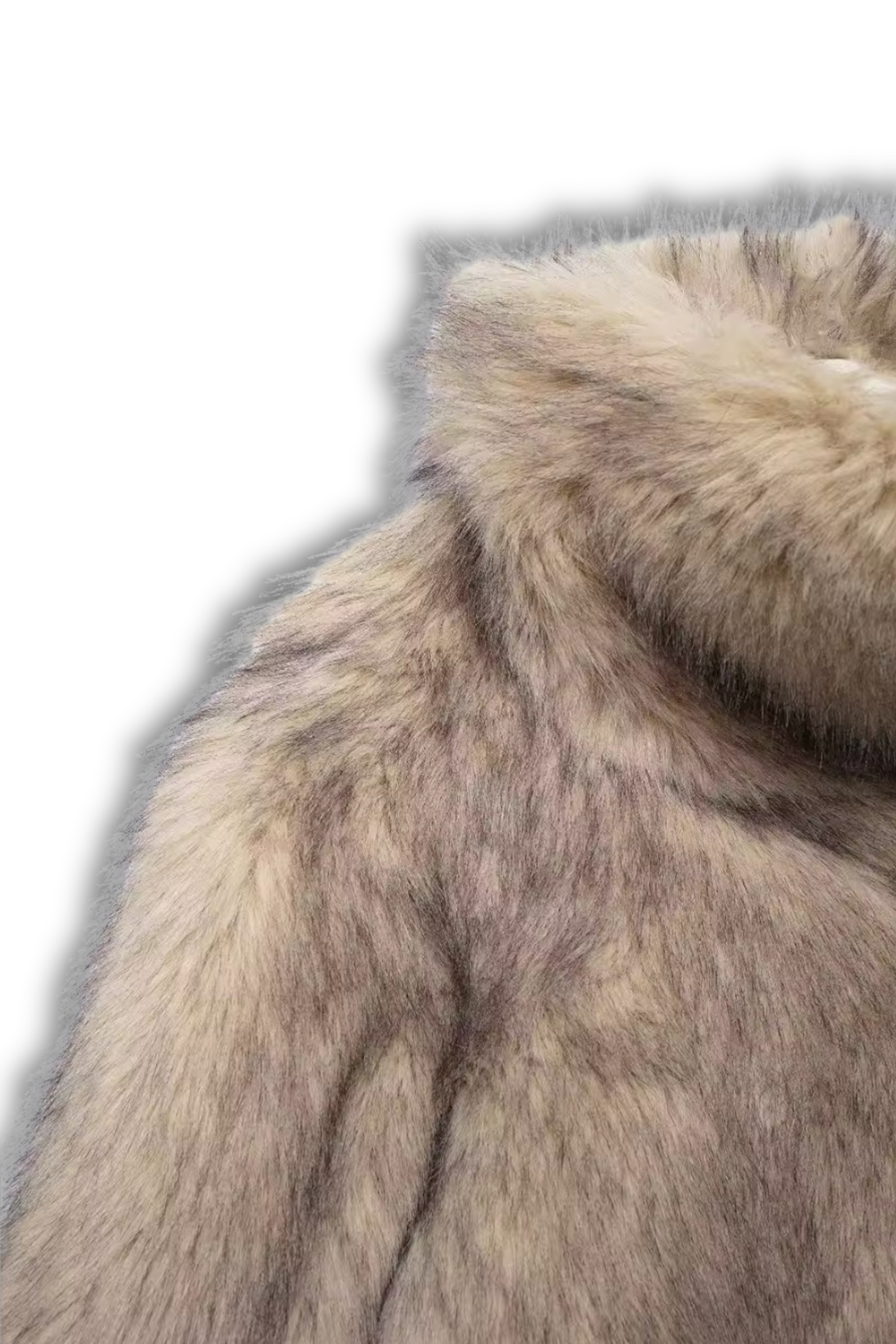 FABIENNE – Sweatshirt in Kunstfell-Optik