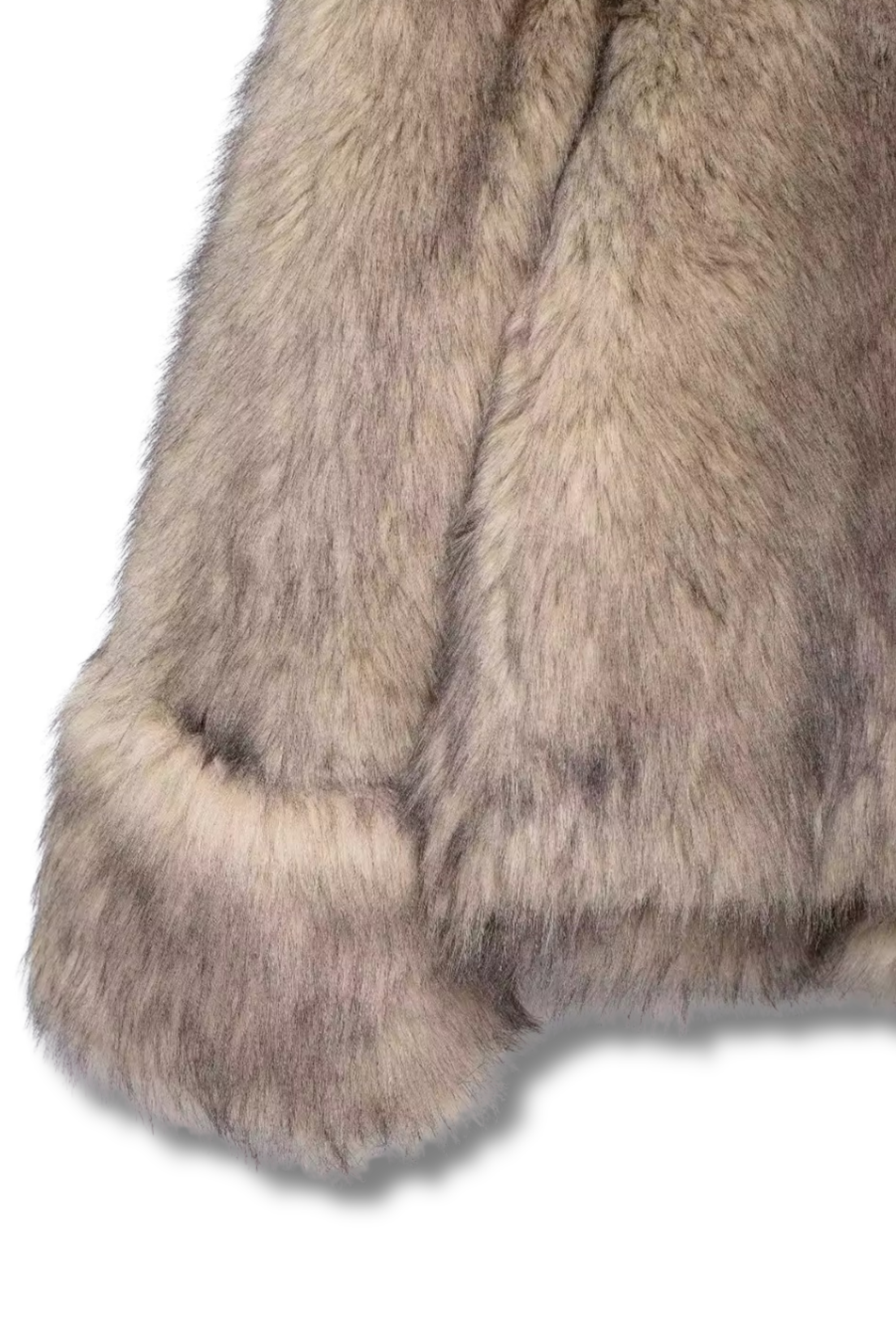 FABIENNE – Sweatshirt in Kunstfell-Optik