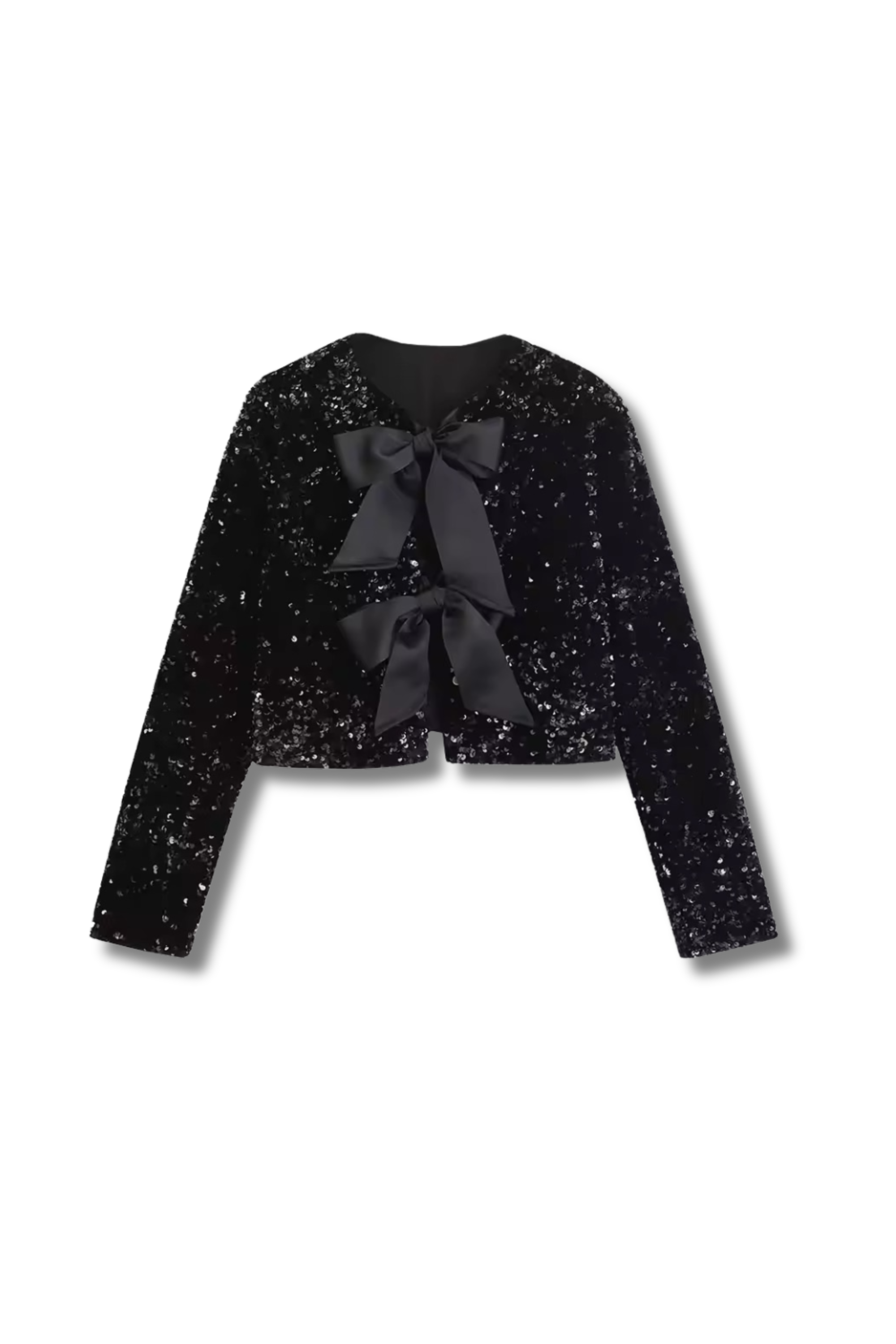 PAILEE - Sequin Jacke mit Schleifen