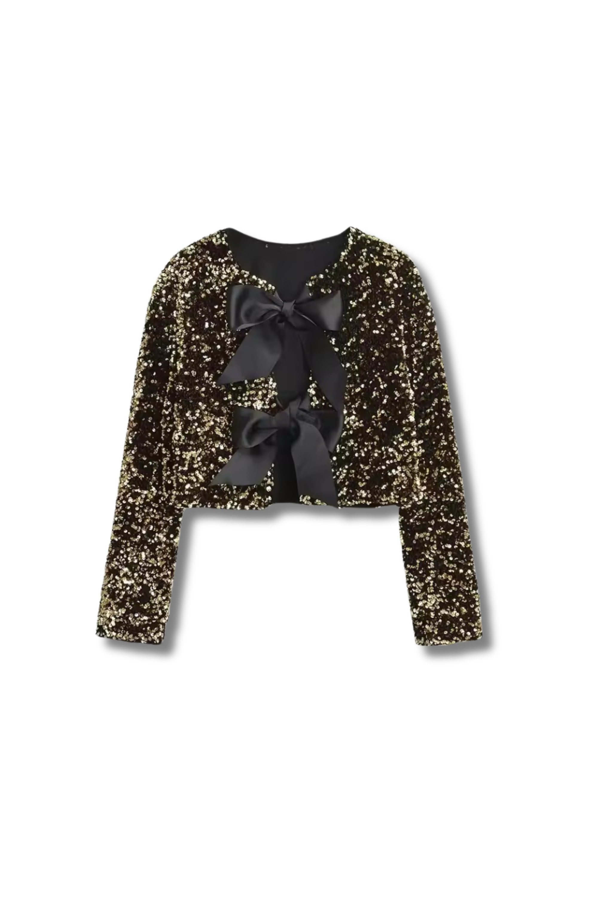 PAILEE - Sequin Jacke mit Schleifen
