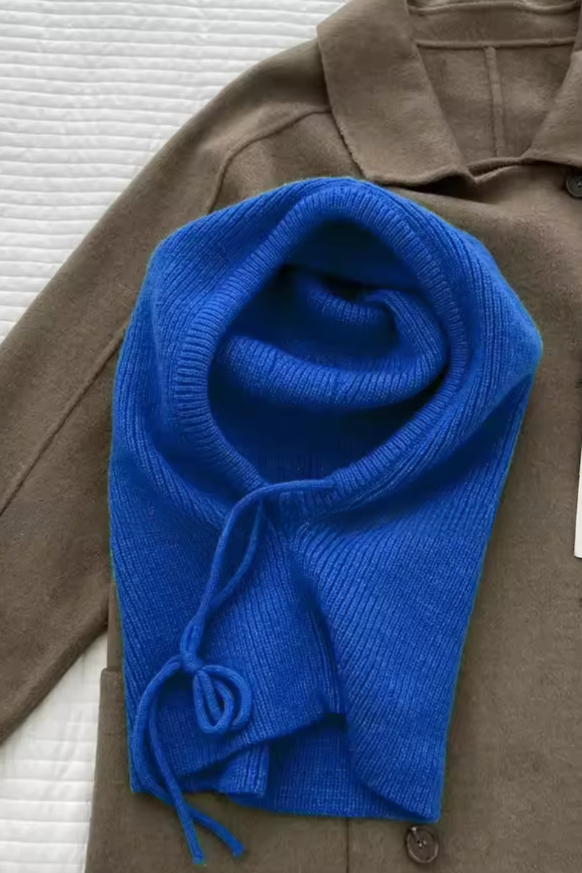 SORRA – 2-in-1 Strick-Kapuze für Kopf und Hals