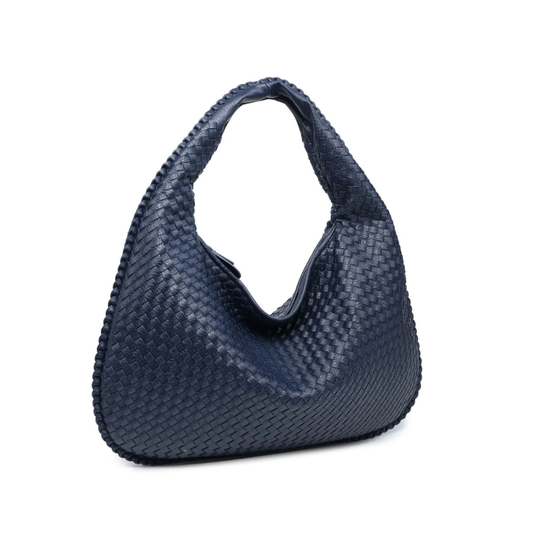 ISABELLE - Umhängetasche in Flechtoptik