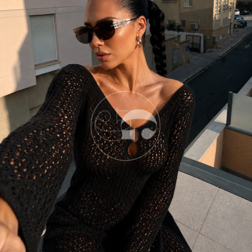 NIZZA -Gehäkeltes Strandkleid