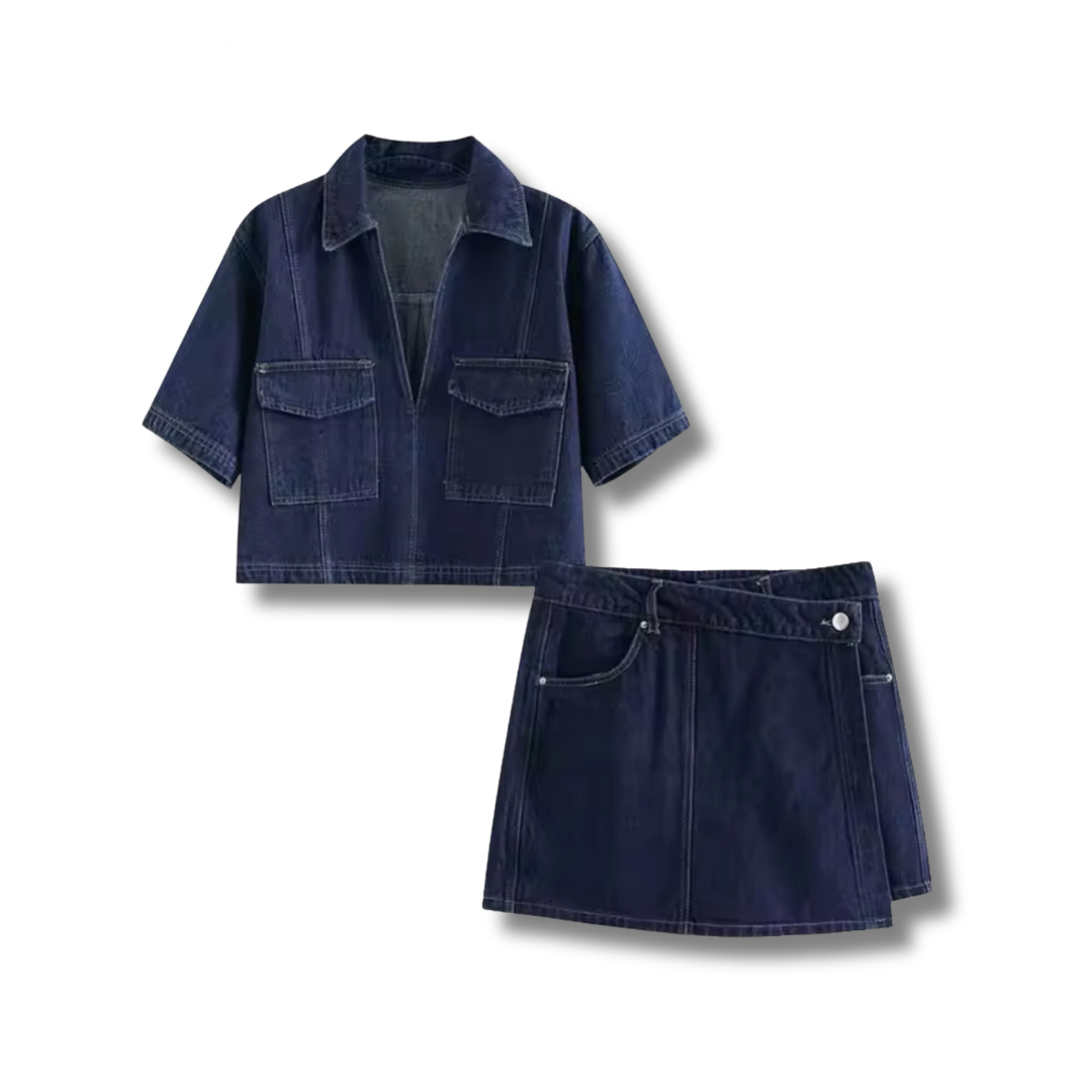 SOFIA – Denim-Zweiteiler