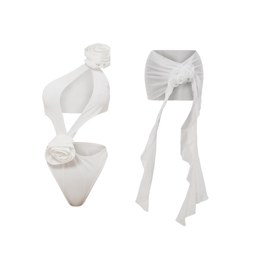 XENA - Weißes Bademode-Set